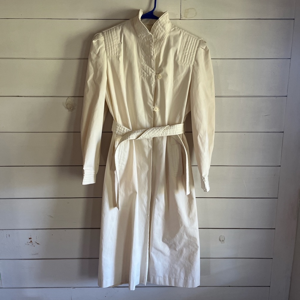 JCPenney Cream Windsor Bay Coat